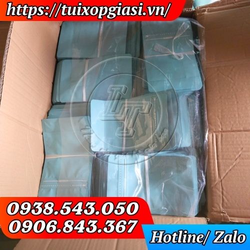 Túi zip xé 8 cạnh đáy vuông giá sỉ hcm