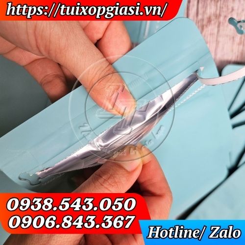 Túi zip xé 8 cạnh