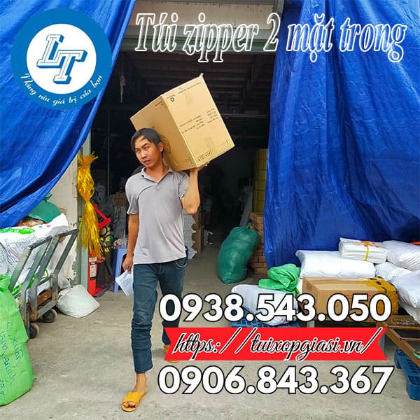 Túi zipper 2 mặt trong đựng thực phẩm giá rẻ