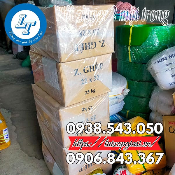 Túi zipper 2 mặt trong đựng thực phẩm giá rẻ