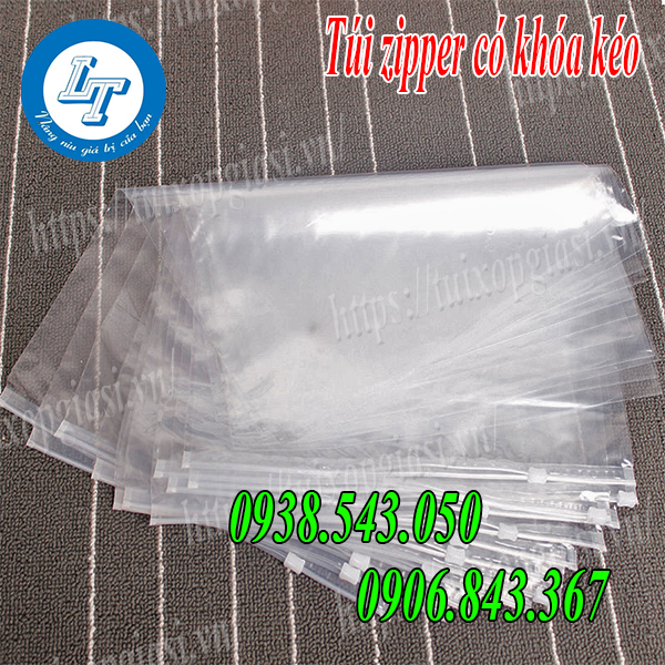 Túi zipper có khóa kéo
