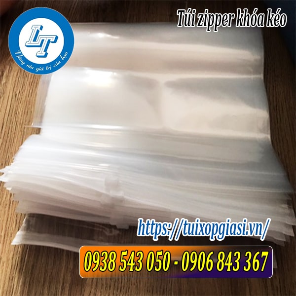 Túi zipper khóa kéo đựng quần áo giá sỉ rẻ