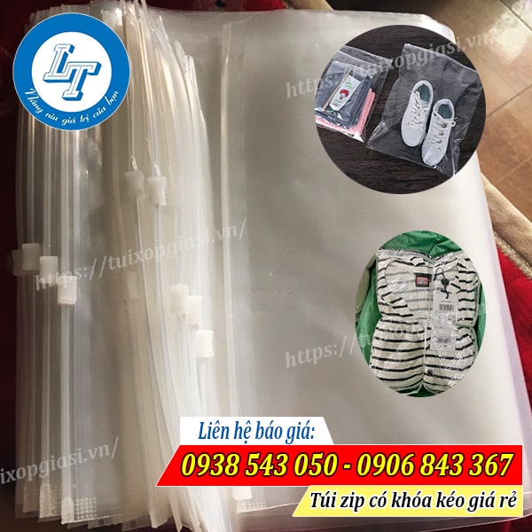 Túi zipp khóa kéo đựng thực phẩm, đựng đồ