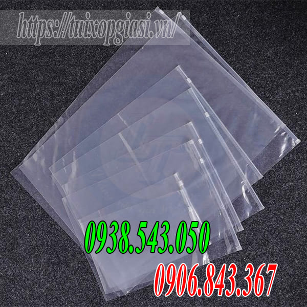 Túi zipper khóa kéo PE