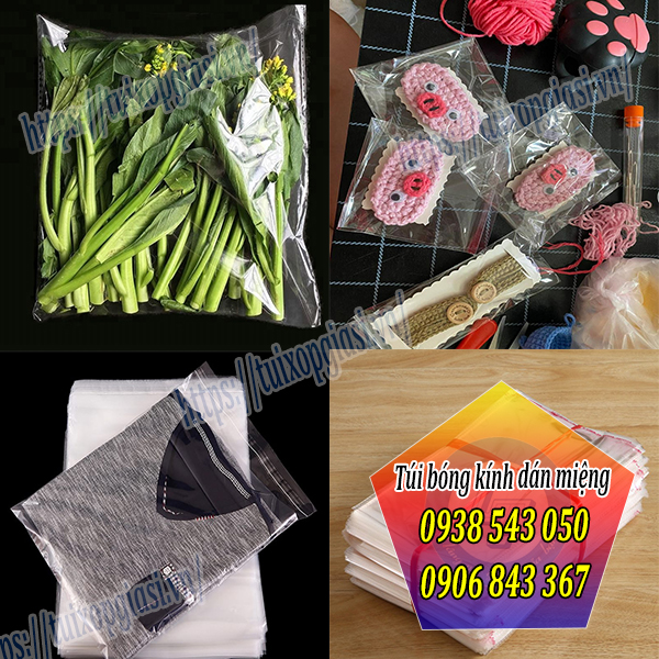 Ứng dụng của túi bóng kính dán mệng Ứng dụng của túi bóng kính dán mệng