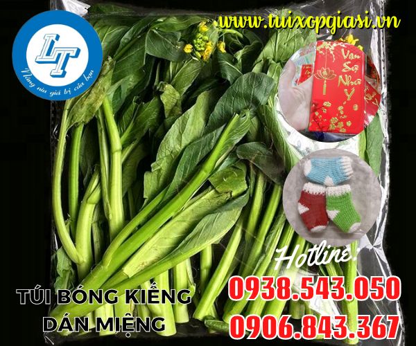 Ứng dụng túi bóng kiếng dán miệng