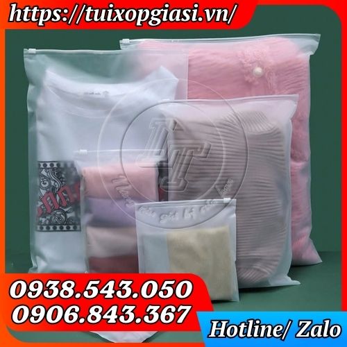 Ứng dụng túi zip có khóa kéo