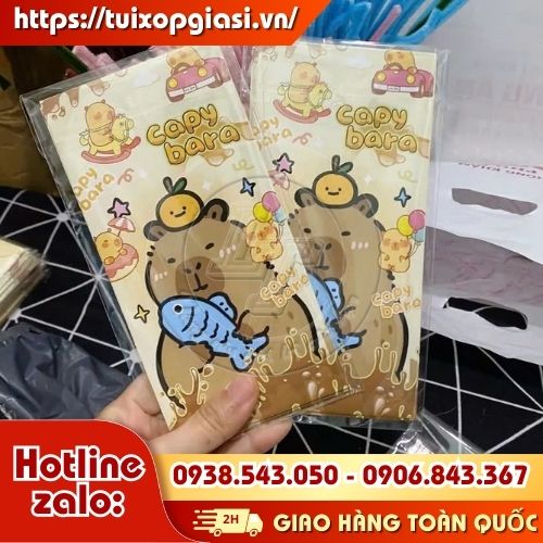 Túi opp tự dính đựng bao lì xì