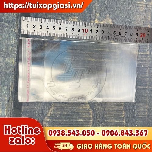 Túi opp tự dính đựng bao lì xì