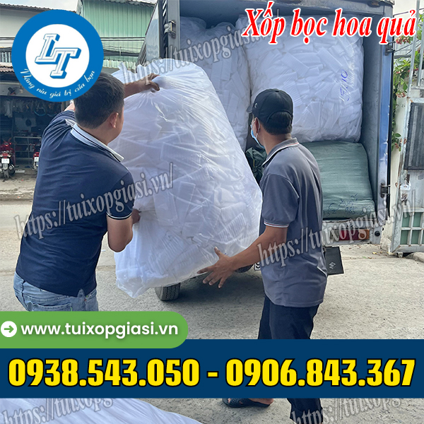 Xốp bọc hoa quả