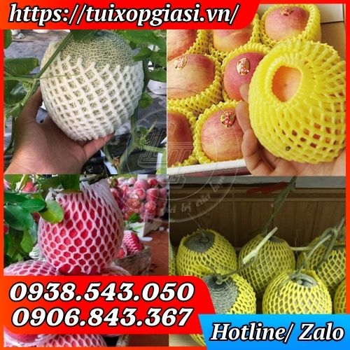 Xốp lưới bọc trái cây đủ màu