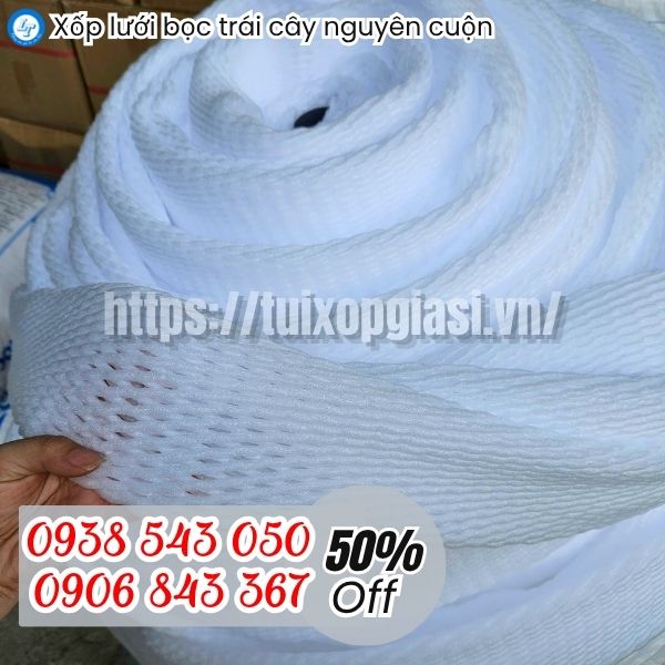 Xốp lưới bọc trái cây nguyên cuộn