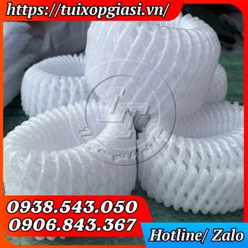 Xốp lưới trắng