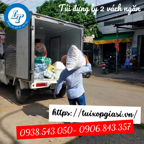 Xưởng chuyên sỉ túi đựng ly 2 vách ngăn