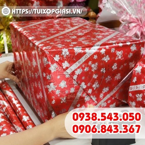 Giấy kiếng gói quà đẹp, bát mắt