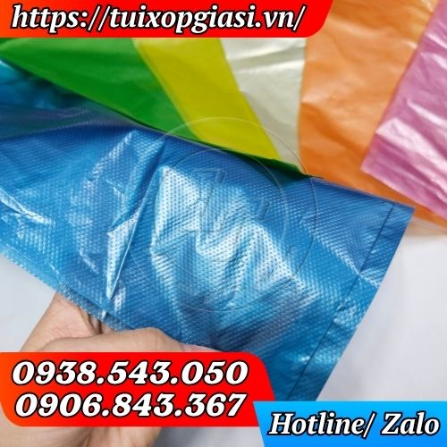 Túi bóng mỡ màu gai thường