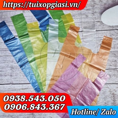 Túi bóng mỡ màu gai thường