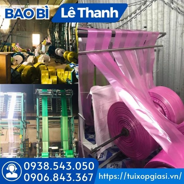 Xưởng sản xuất túi bóng mỡ màu giá rẻ hcm