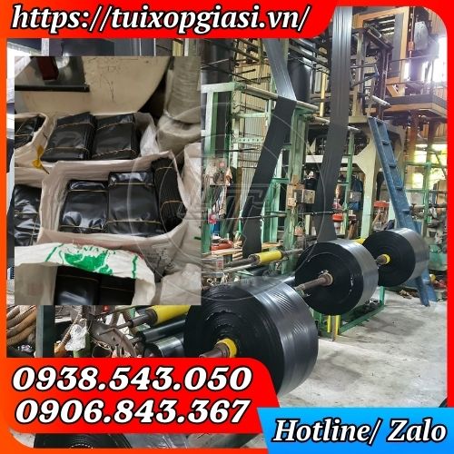 Xưởng sản xuất túi rác đen công nghiệp
