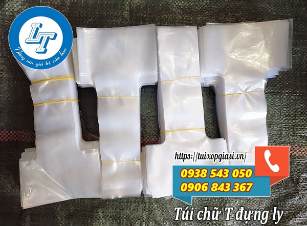 Xưởng túi đựng ly chữ T