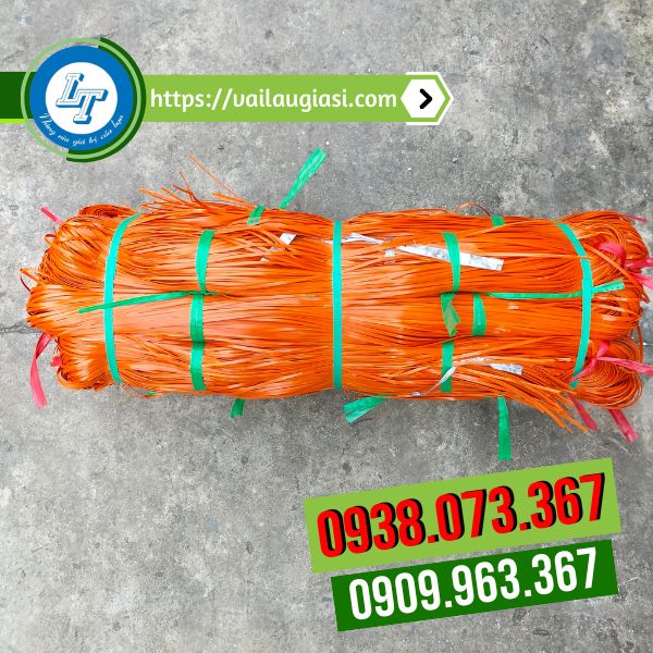 Bó dây nilon kẽm màu cam Bó dây nilon kẽm màu cam