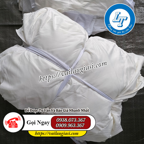 Vải lau trắng đã được đóng gói Vải lau trắng đã được đóng gói