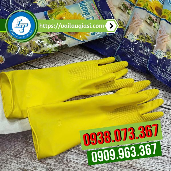 găng tay cao su hướng dương size nhỏ găng tay cao su hướng dương size nhỏ
