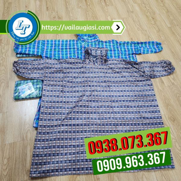 Áo mưa bít mẫu caro Áo mưa bít mẫu caro