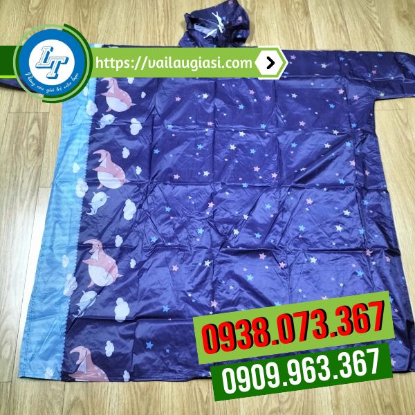 Áo mưa bít họa tiết trẻ trung Áo mưa bít họa tiết trẻ trung