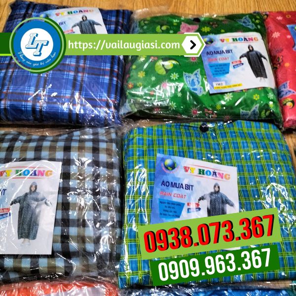 Mẫu mã áo mưa bít đa dạng Mẫu mã áo mưa bít đa dạng