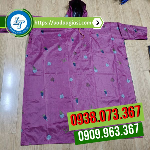 Áo mưa cánh dơi in họa tiết Áo mưa cánh dơi in họa tiết