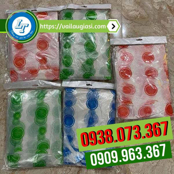 Áo mưa chấm bi to Áo mưa chấm bi to