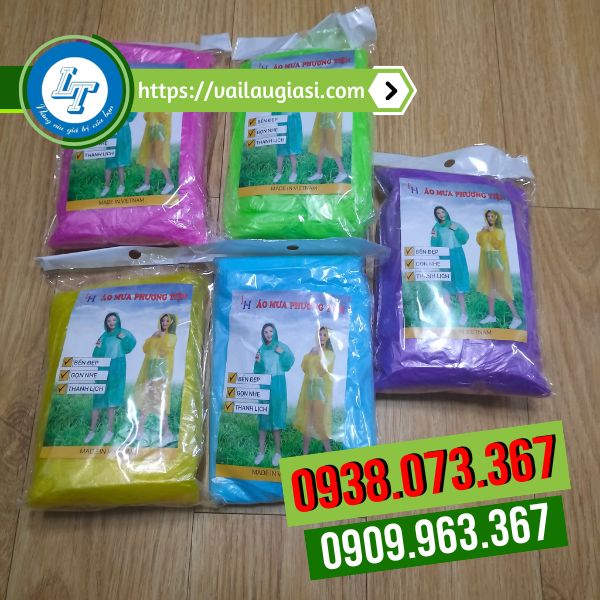 Áo mưa du lịch màu trơn Áo mưa du lịch màu trơn