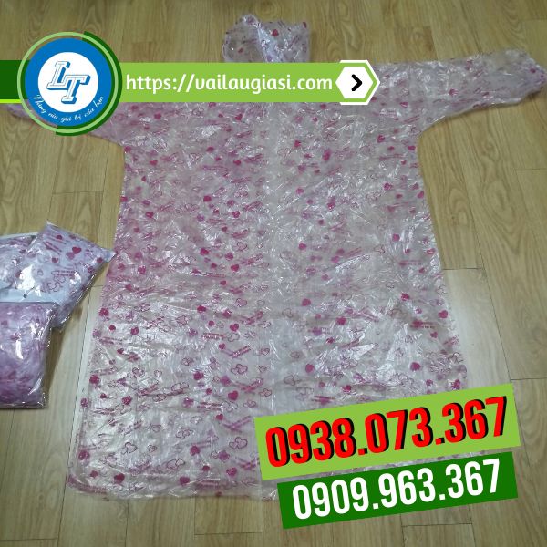 Áo mưa phương tiện họa tiết tim Áo mưa phương tiện họa tiết tim