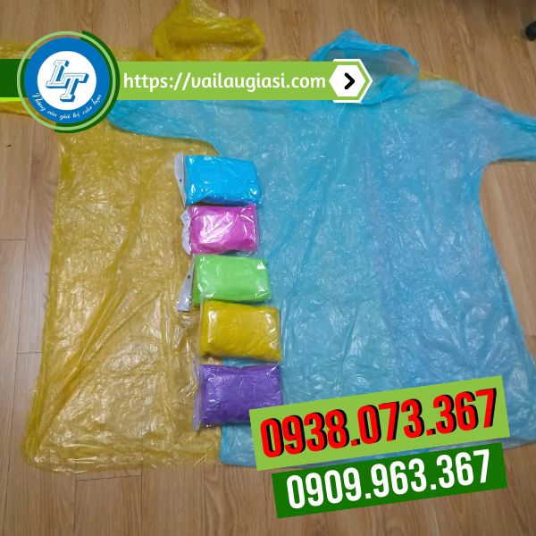 Áo mưa nilon màu trơn chất lượng Áo mưa nilon màu trơn chất lượng