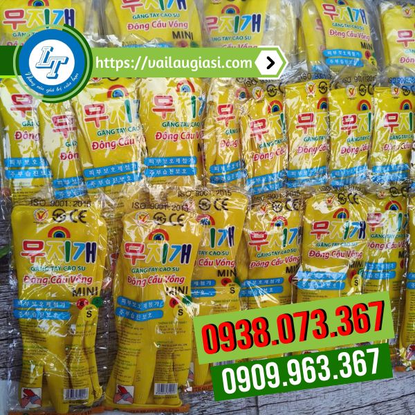 Chuyên sỉ găng tay cao su Đông Cầu Vồng Mini Chuyên sỉ găng tay cao su Đông Cầu Vồng Mini