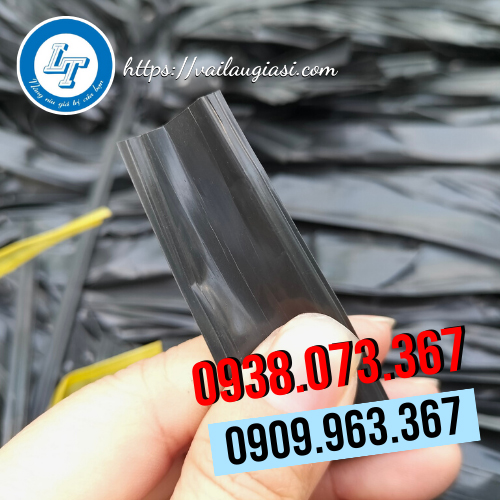 Bản dây nilon bẹ đen bóng Bản dây nilon bẹ đen bóng