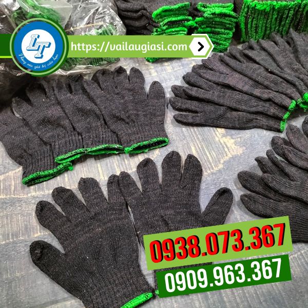 Bán sỉ rẻ găng tay len xám đen bảo hộ Bán sỉ rẻ găng tay len xám đen bảo hộ