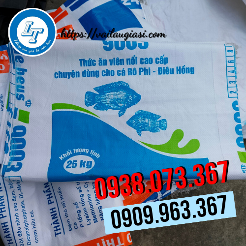Bao bì thức ăn cũ 25kg Bao bì thức ăn cũ 25kg