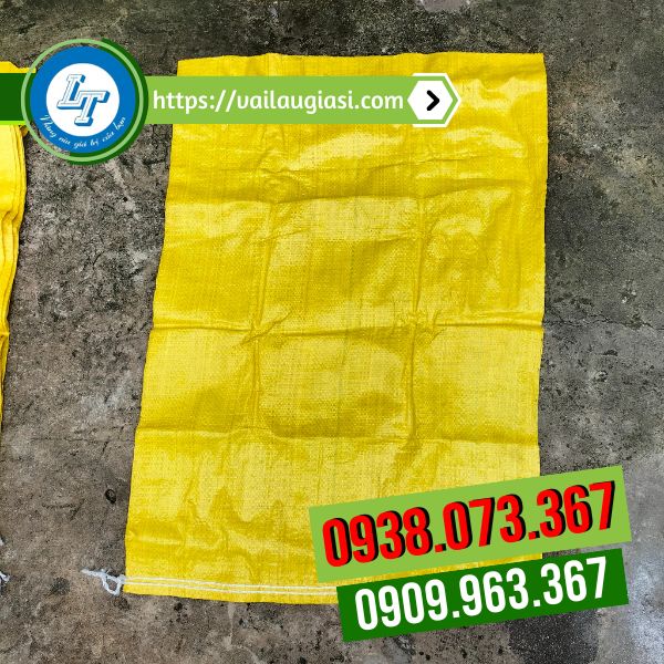 Bao tải dứa màu vàng Bao tải dứa màu vàng