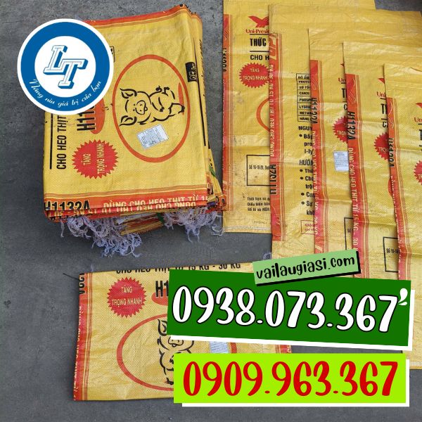 Bao tải cám cũ 70x120cm Bao tải cám cũ 70x120cm
