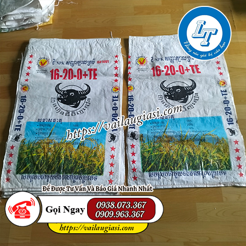 Bao tải cám cò hiệu đầu trâu cũ Bao tải cám cò hiệu đầu trâu cũ