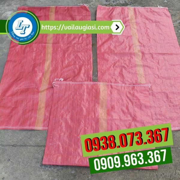 Bao tải màu đỏ 70x110 Bao tải màu đỏ 70x110