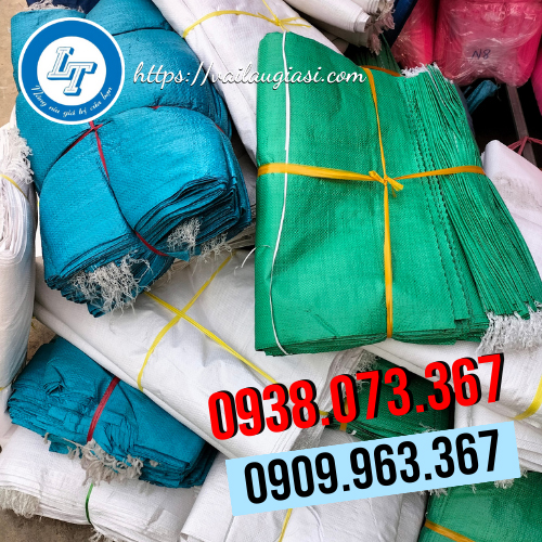 Bao dứa 25kg có màu trơn và nhiều màu Bao dứa 25kg có màu trơn và nhiều màu