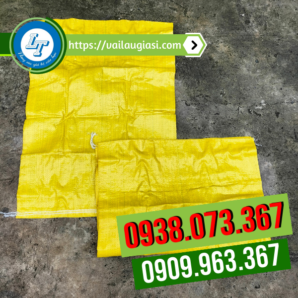 Bao tải dứa vàng 45x70cm Bao tải dứa vàng 45x70cm