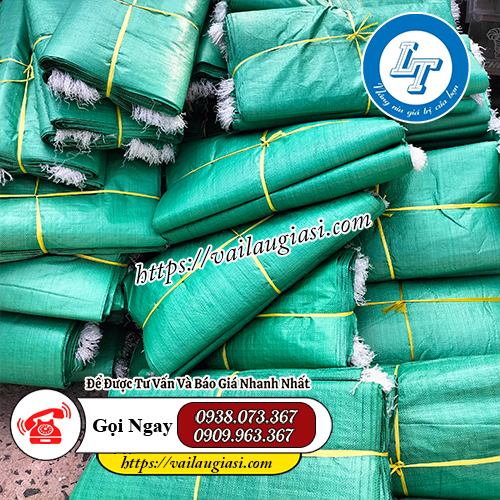 Bao tải dứa xanh chuyên dùng để đóng gói hàng hóa Bao tải dứa xanh chuyên dùng để đóng gói hàng hóa