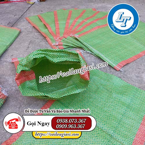 Bao tải gạo được dệt khít, chống thấm tốt Bao tải gạo được dệt khít, chống thấm tốt