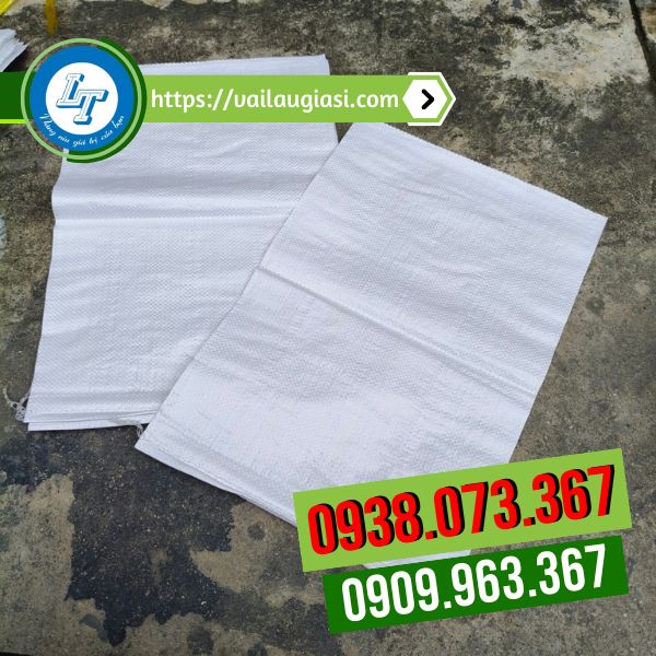 Bao tải gạo trắng 5kg Bao tải gạo trắng 5kg