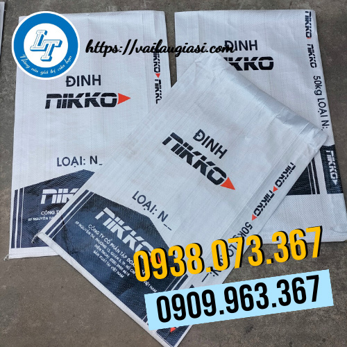 Bao tải xi măng có in ấn thương hiệu Bao tải xi măng có in ấn thương hiệu