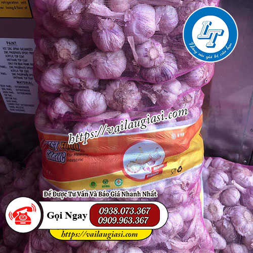 Bao tải lưới đựng hành tỏi Bao tải lưới đựng hành tỏi